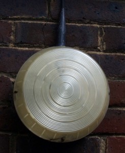 A photograph of on the of the lights in the Willow Gardens.