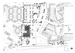 Plans showing where the new Barnet College campus would be sited.